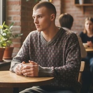 Vintage 80's Jaeger Classic V-Neck Sweater in Grey 100% Wool